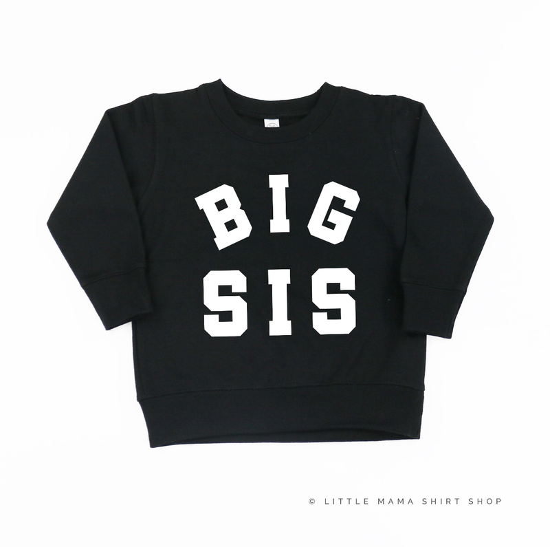 Varsity 'Sis' Sibling Tees - (Choose Your Role) - Child Sweater