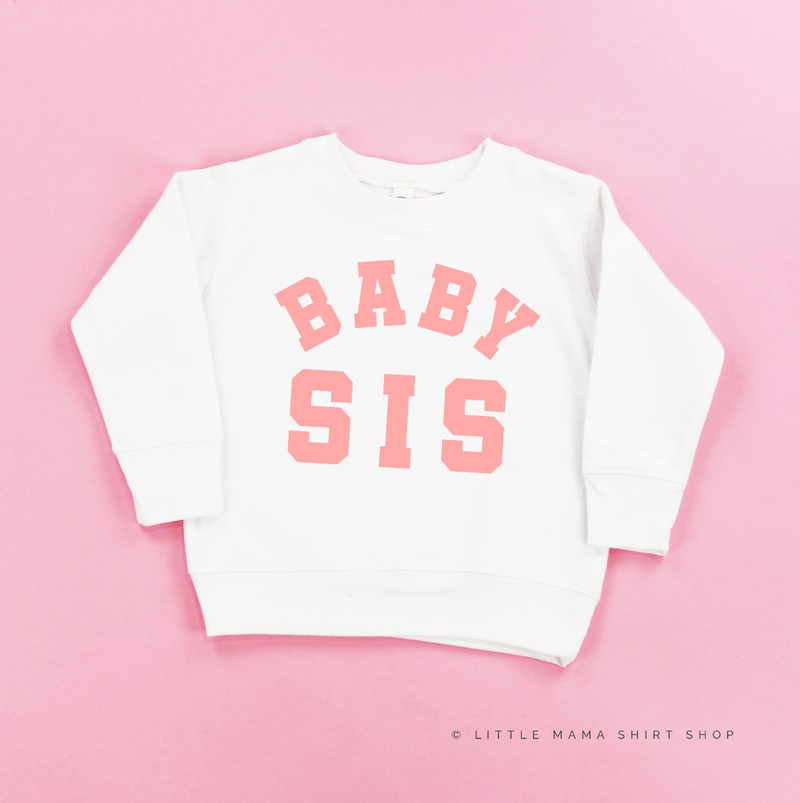 Varsity 'Sis' Sibling Tees - (Choose Your Role) - Child Sweater