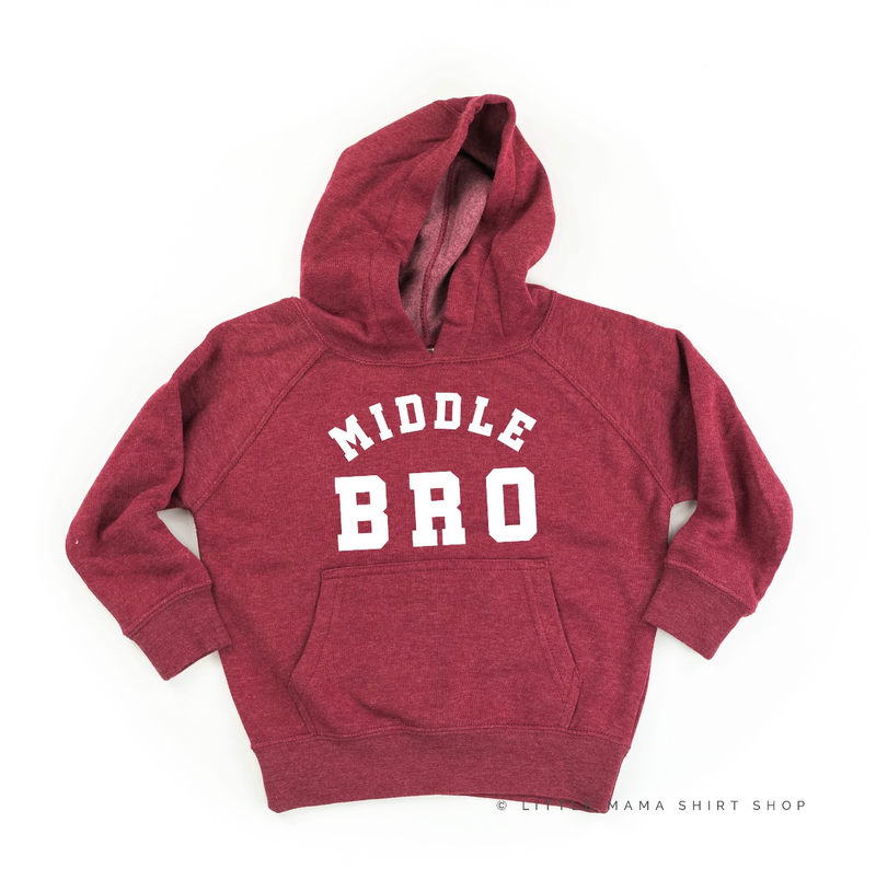 Varsity 'Bro' Sibling Tees - (Choose Your Role) - Child Hoodie