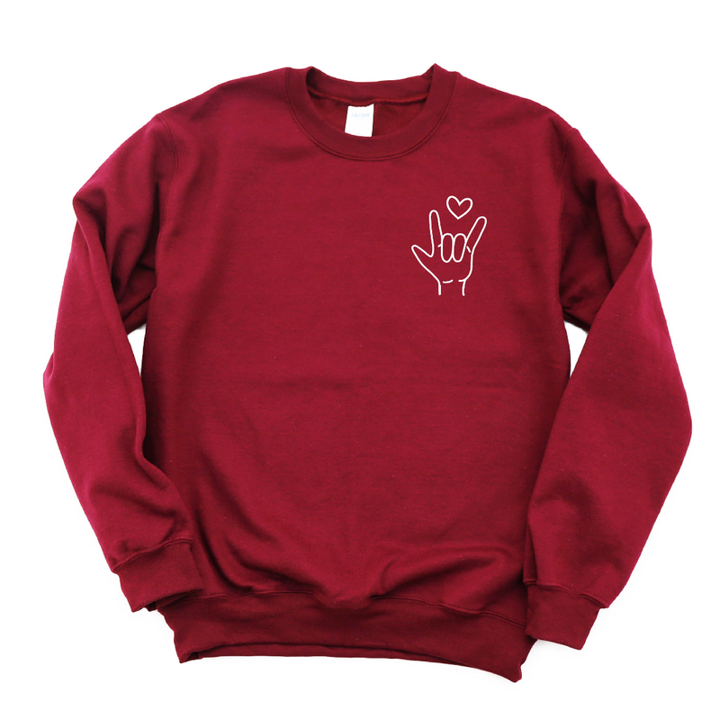 Sign Language - I Love You - Basic Fleece