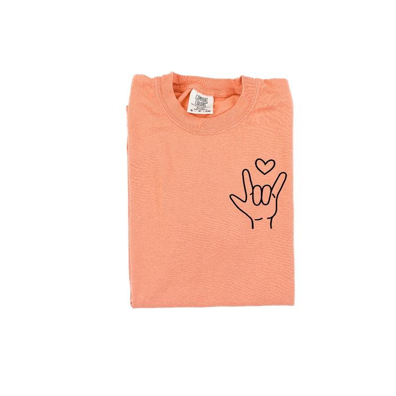 Sign Language - I Love You - Comfort Colors Tee