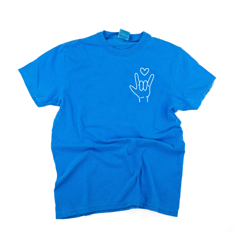 Sign Language - I Love You - Comfort Colors Tee