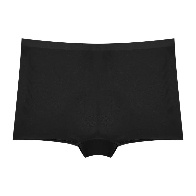 3Pcs Women's Seamless Sports Boxer Underwear Female Solid Color Panties Comfortable Briefs Cozy Lingerie Intimate Underpant S-XL