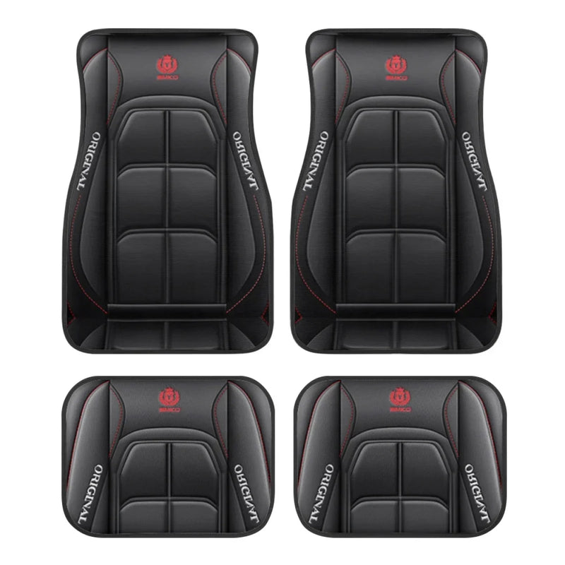 4pcs Y Car Floor Mats - Rug Pads with Non-Slip Backing, Washable, Universal Fit Car Protection Pad Auto Interior Accessories