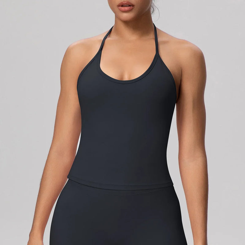 Women Sports Yoga Bra Adjustable Sports Top Women's Fitness Top Sleeveless Open Back Bra Fitness Workout Running Sportswear Vest