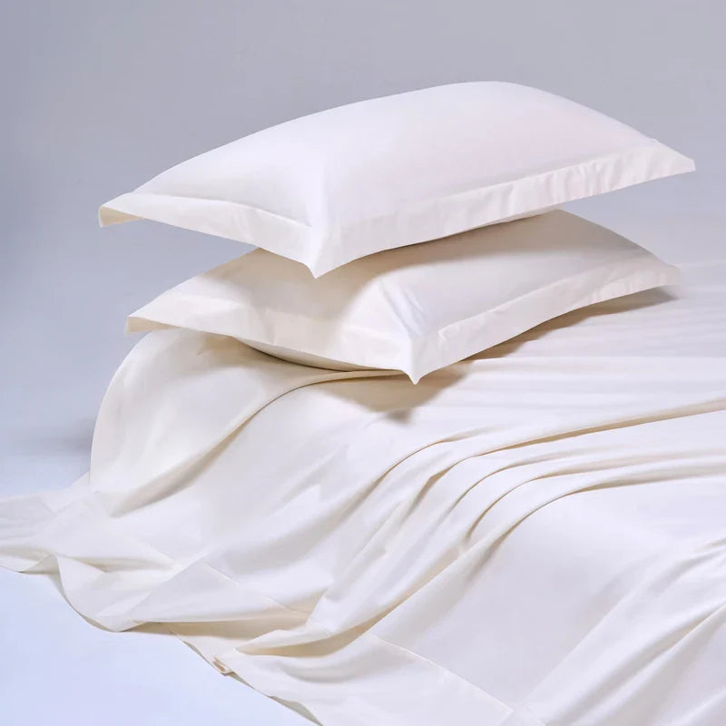100% Egyptian Cotton Bed Sheet Set 1000TC Size Single, Double & Queen
