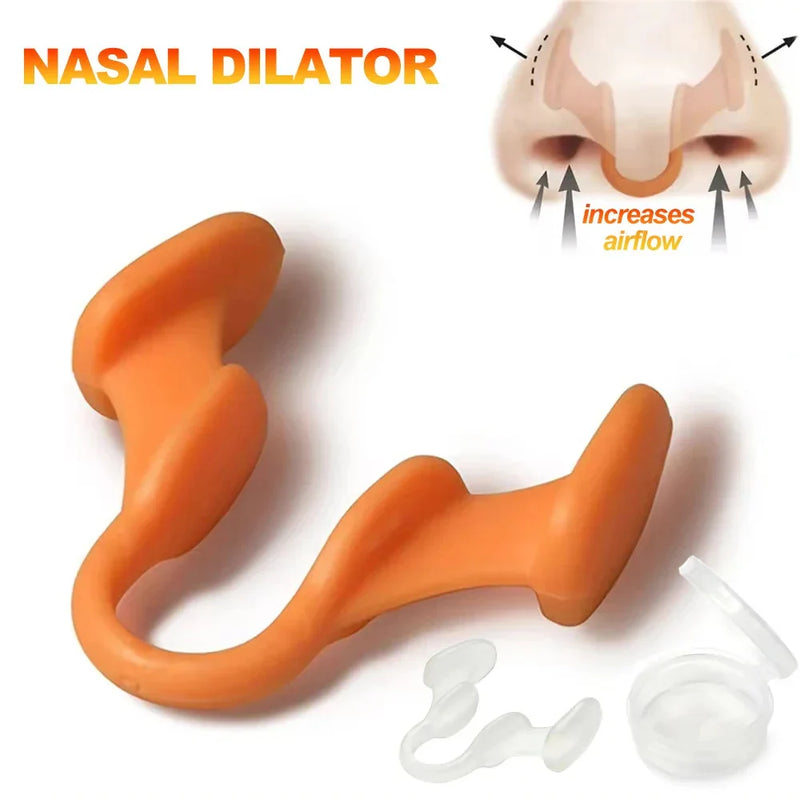 😴 Silicone Anti-Snoring Nose Clip