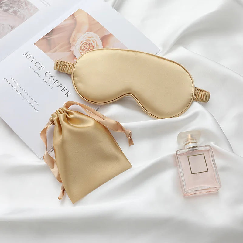 Silk Cotton Padded Eye Mask | Full Cover Light Block