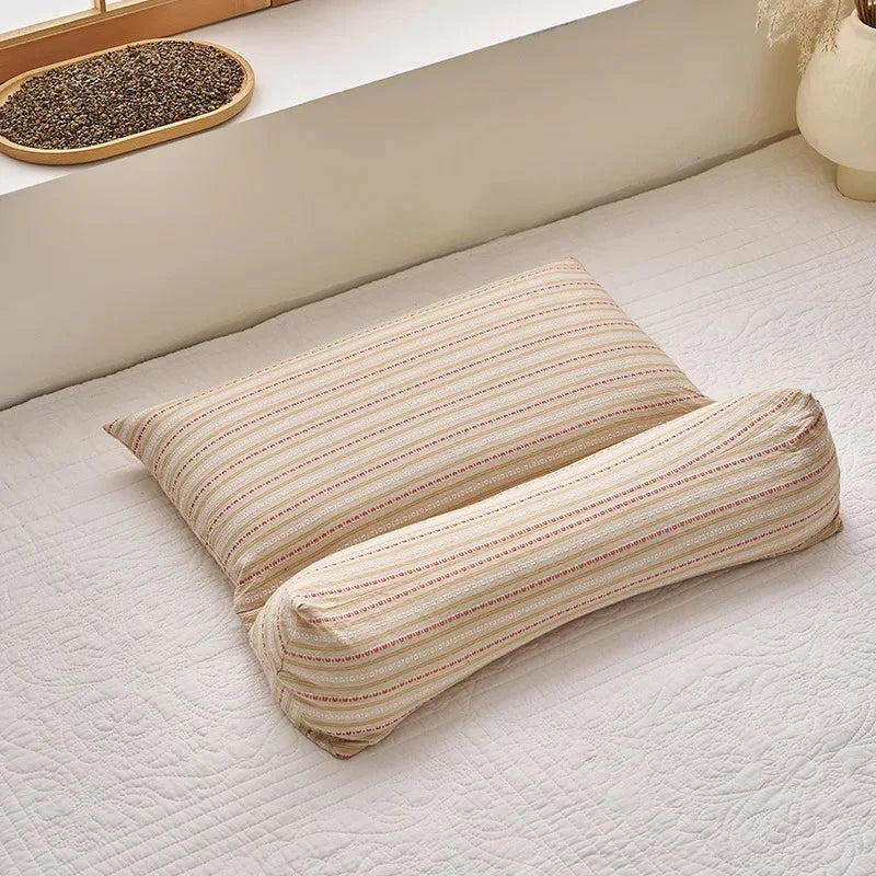 Cervical Protection Buckwheat Pillow – Ergonomic Neck Support