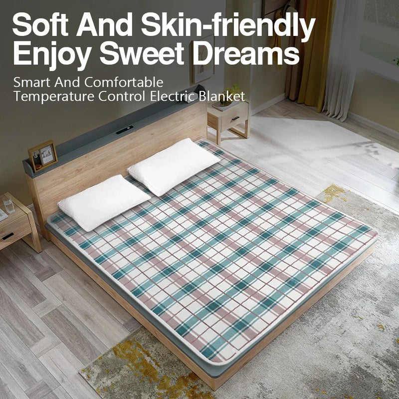 Electric Blanket with Adjustable Heat for Winter Comfort