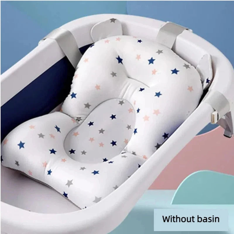Baby Bath Seat Support Mat – Infant Anti-Slip Pillow for Newborns