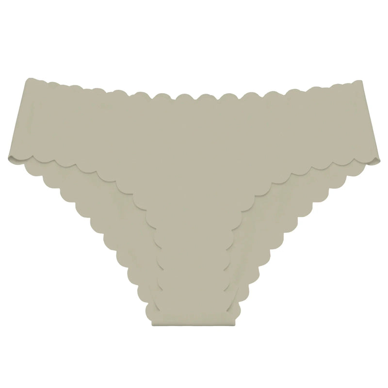 Women Hot Sexy Thongs High Waist Seamless Underwear Breathable Comfort Briefs Panties Female S-2XL Wave Edge