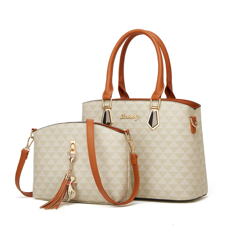 New Fashionable High-End Texture Women's Bag | European & American Style Single Shoulder & Crossbody Handbag (Portable Satchel)