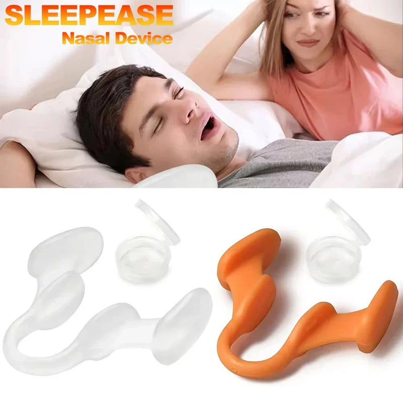 😴 Silicone Anti-Snoring Nose Clip