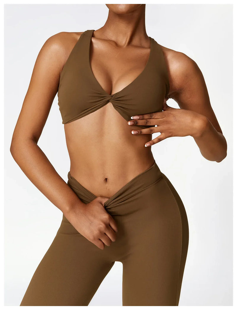 Push Up Gym Top Women Pleated Design Sports Bra Women Sexy Yoga Bra Running Yoga Clothes Women Fitness Workout Brassiere Women