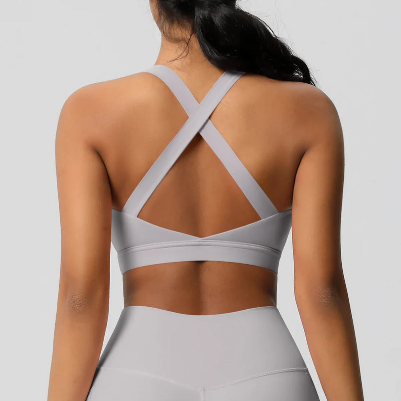 Women Fitness Yoga Bras Sexy Sling Beauty Back Fitness Push Up Sports Women Underwear Running Crop Top Yoga Clothes
