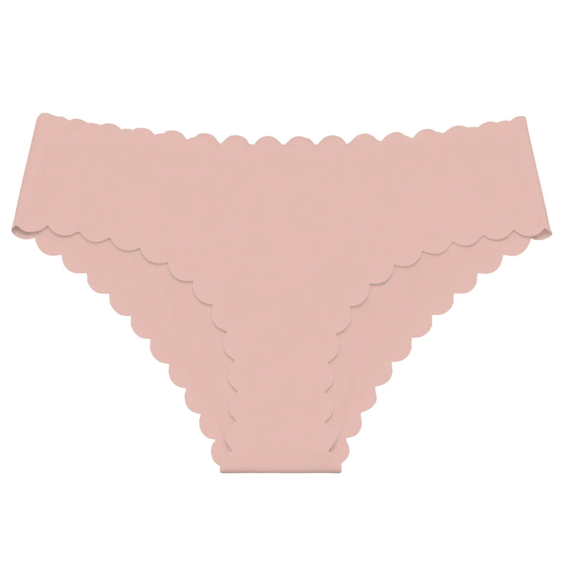 Women Hot Sexy Thongs High Waist Seamless Underwear Breathable Comfort Briefs Panties Female S-2XL Wave Edge