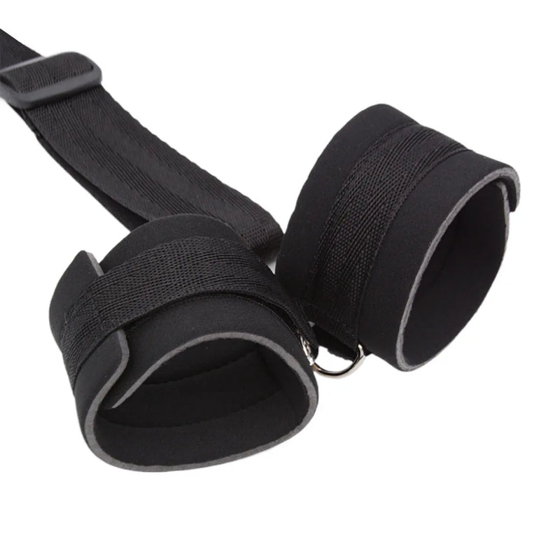 Adult Games BDSM Bondage Set Women Restraints  Adjustable Handcuffs Ankle Straps Fetish No Vibrator Erotic Accessories Sex Shop