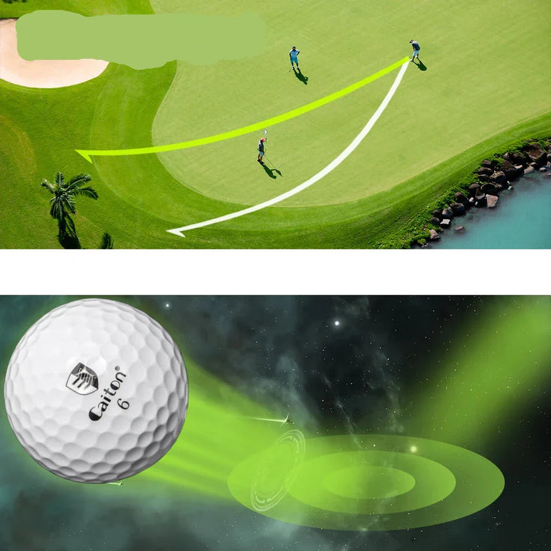 3 Layer Golf Balls Long Distance  Spin Control  and Durability