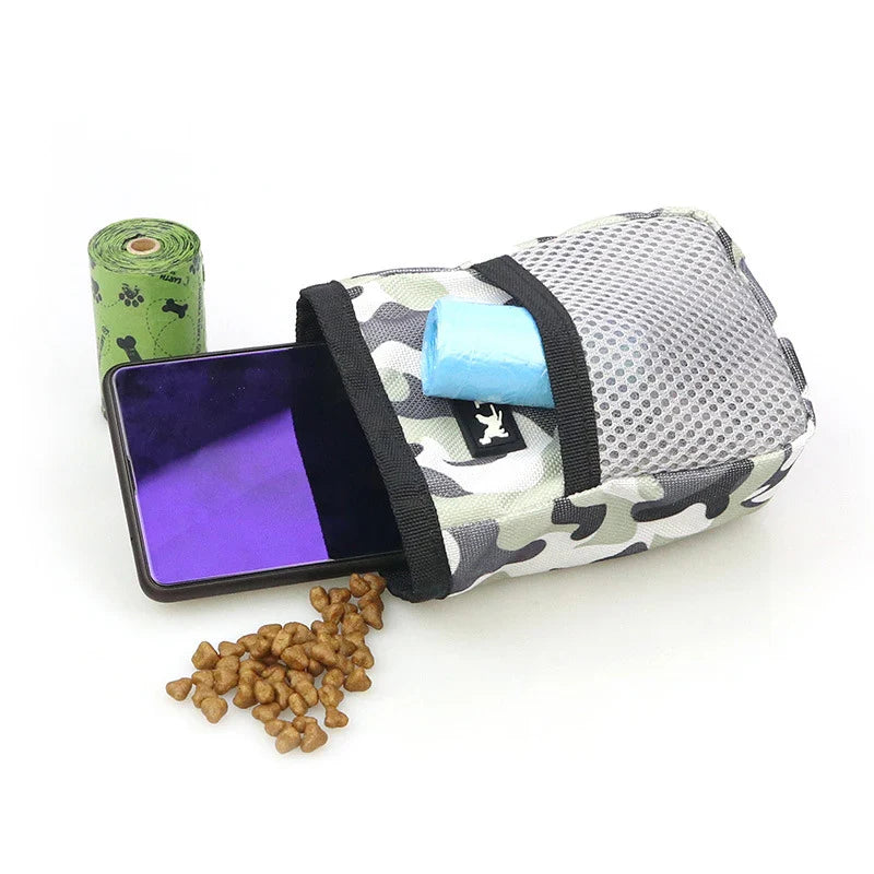 Pet Dog Training Treat Pouch – Puppy Snack Reward Waist Bag for Obedience & Agility Training