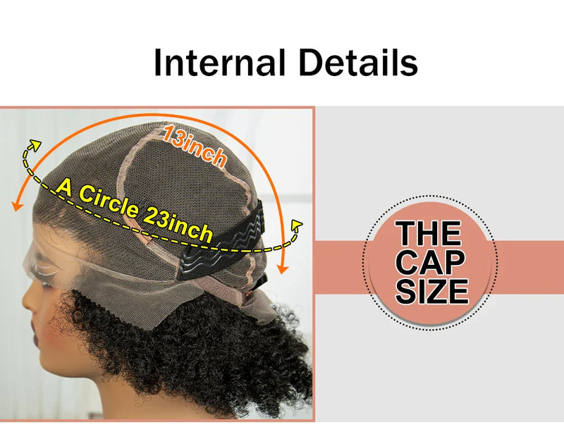 Afro Kinky Curly Cornrow Braids Wig | Transparent Full Lace | Baby Hair
