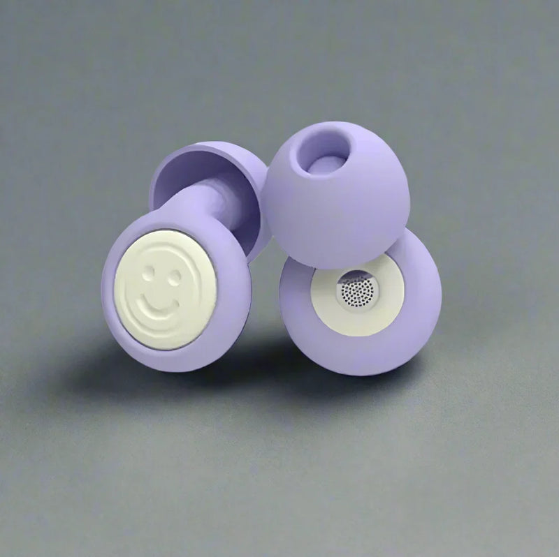 🛏️ Silicone Sleep Ear Plugs – Waterproof, Noise Reduction