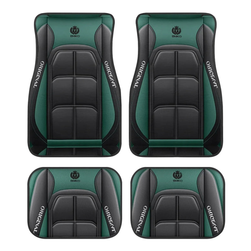 4pcs Y Car Floor Mats - Rug Pads with Non-Slip Backing, Washable, Universal Fit Car Protection Pad Auto Interior Accessories