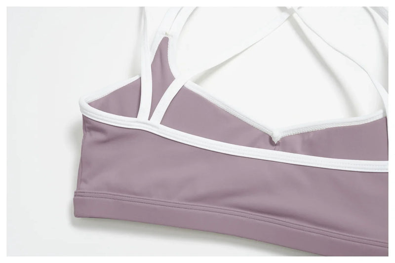 Sexy Back Sports Bra Top Women's Push-Up Yoga Underwear Fitness Top Running Workout Yoga Top Soft Beauty Back Bras Gym Underwear