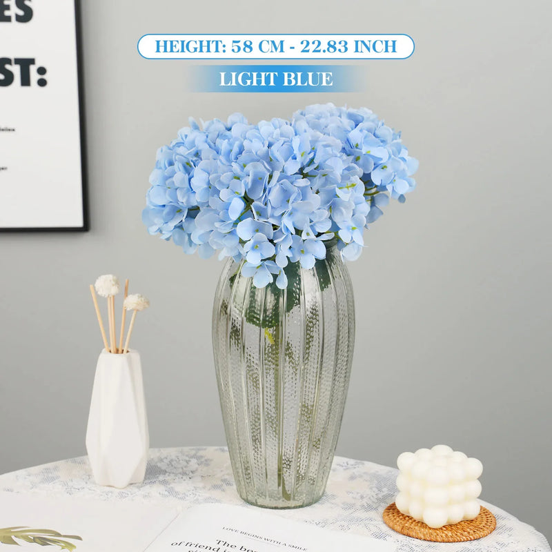 1 bouquet Artificial Silk Peony Hydrangea Flower