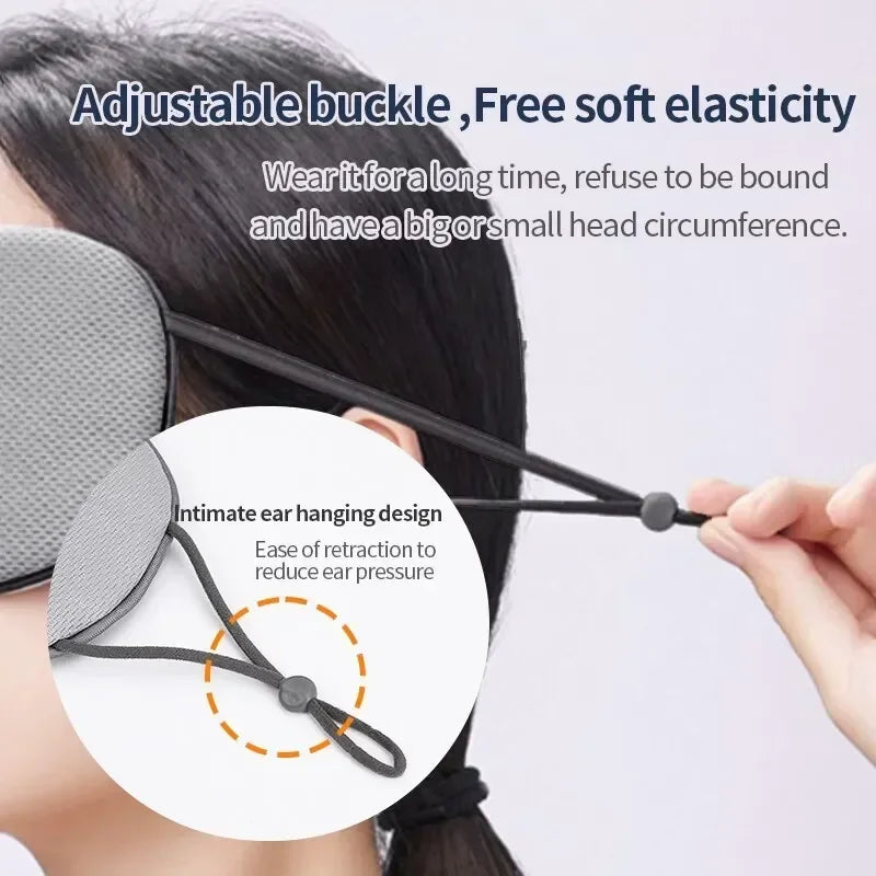 Silk Cotton Padded Eye Mask | Full Cover Light Block
