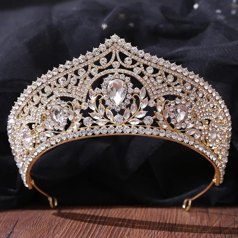 Bridal Luxury Crystal Tiara For Women