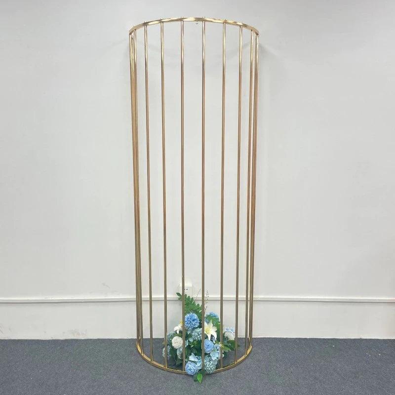 Shiny Gold Fencing Wedding Backdrop Decor Prop