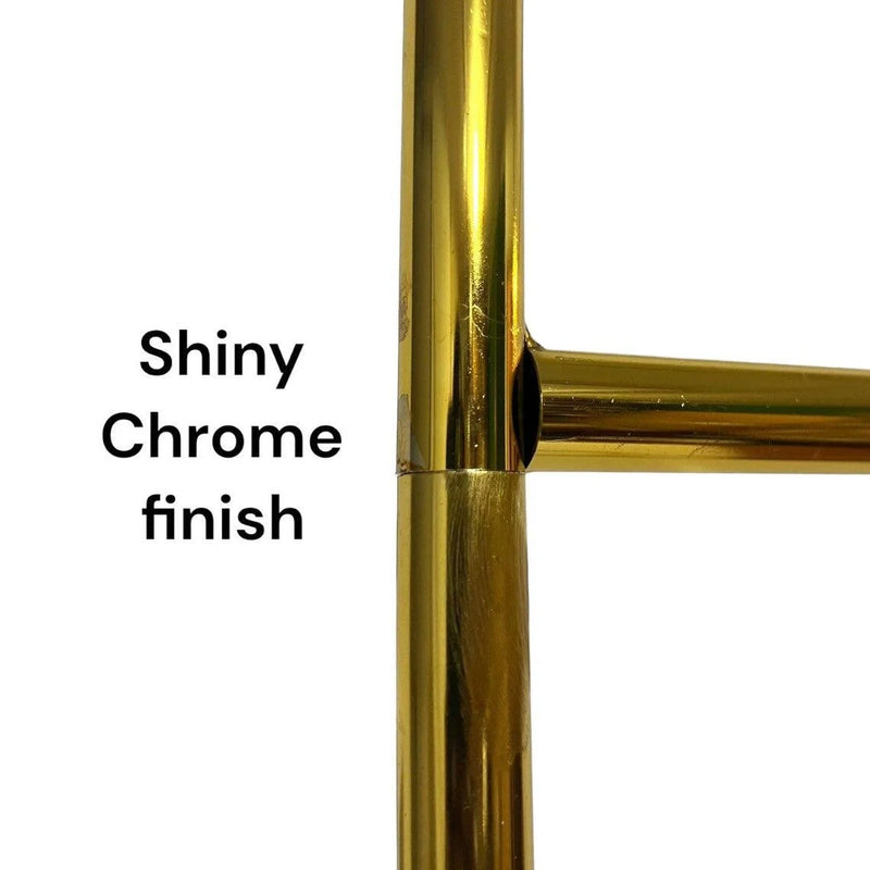 Shiny Gold Square Wedding Poster Backdrop Stand