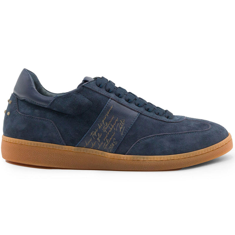 65-400-NVY SHIZZO Signature Leather Sneakers, Navy