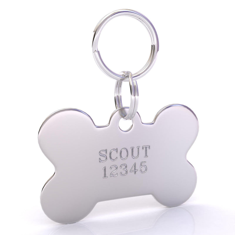 HyperLite Bone Dog ID Tag with Engraving
