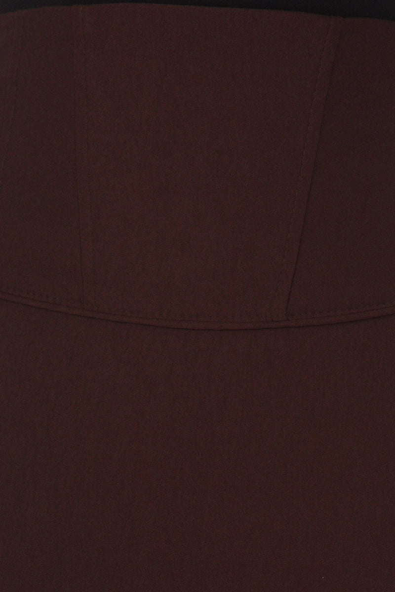 Knee Length High Waist Stretch Pencil Skirt