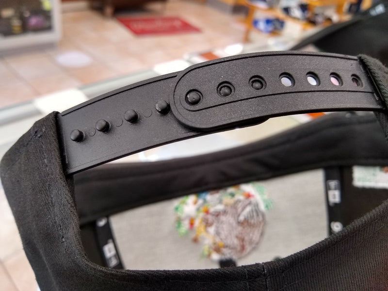 New Era Snapback Black Mexico Shield and Flag Hat