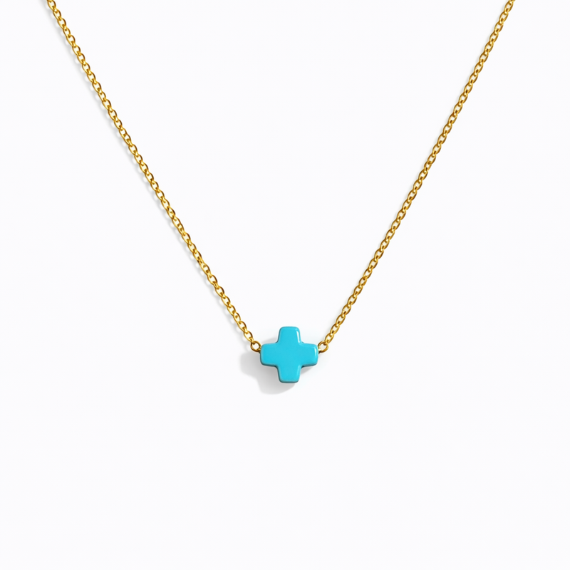 So Very Blessed Cross Necklace – Waterproof Gold Chain