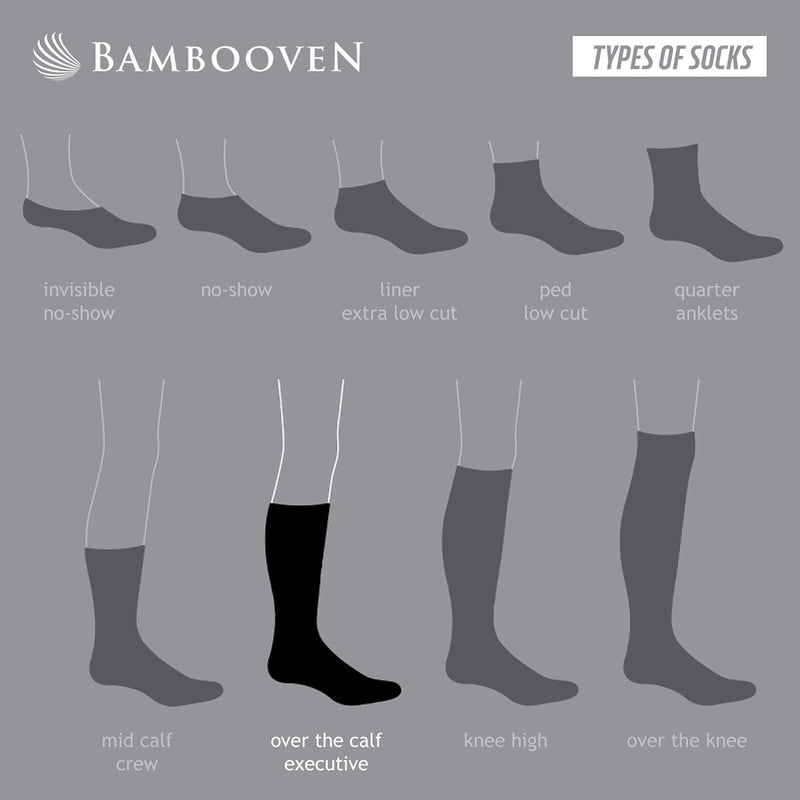 Men’s Bamboo Dress & Trouser Socks 6-Pack - 594
