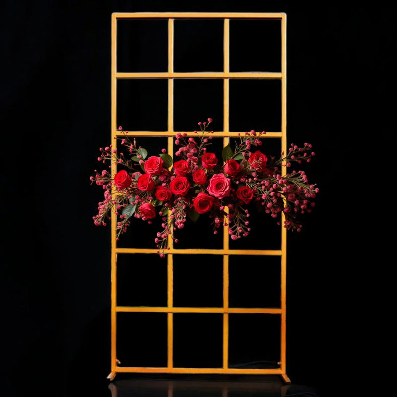 Square Grid 6FT Wedding Backdrop Stand