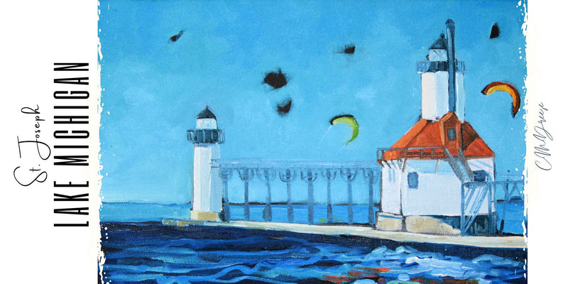 Drinkware-Saint Joseph Michigan Lighthouse