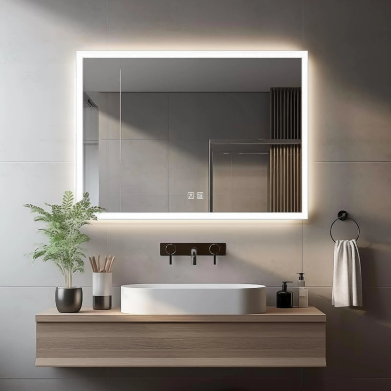 Standard Edge Glow LED Bathroom Mirror