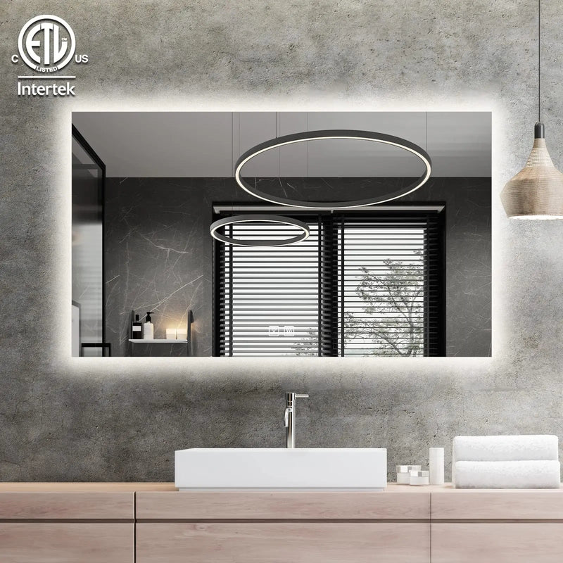 Standard Sleek Backlit LED Bathroom Mirror