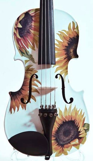 Sunflower White 1/2 Violin Outfit SUPER SAVINGS