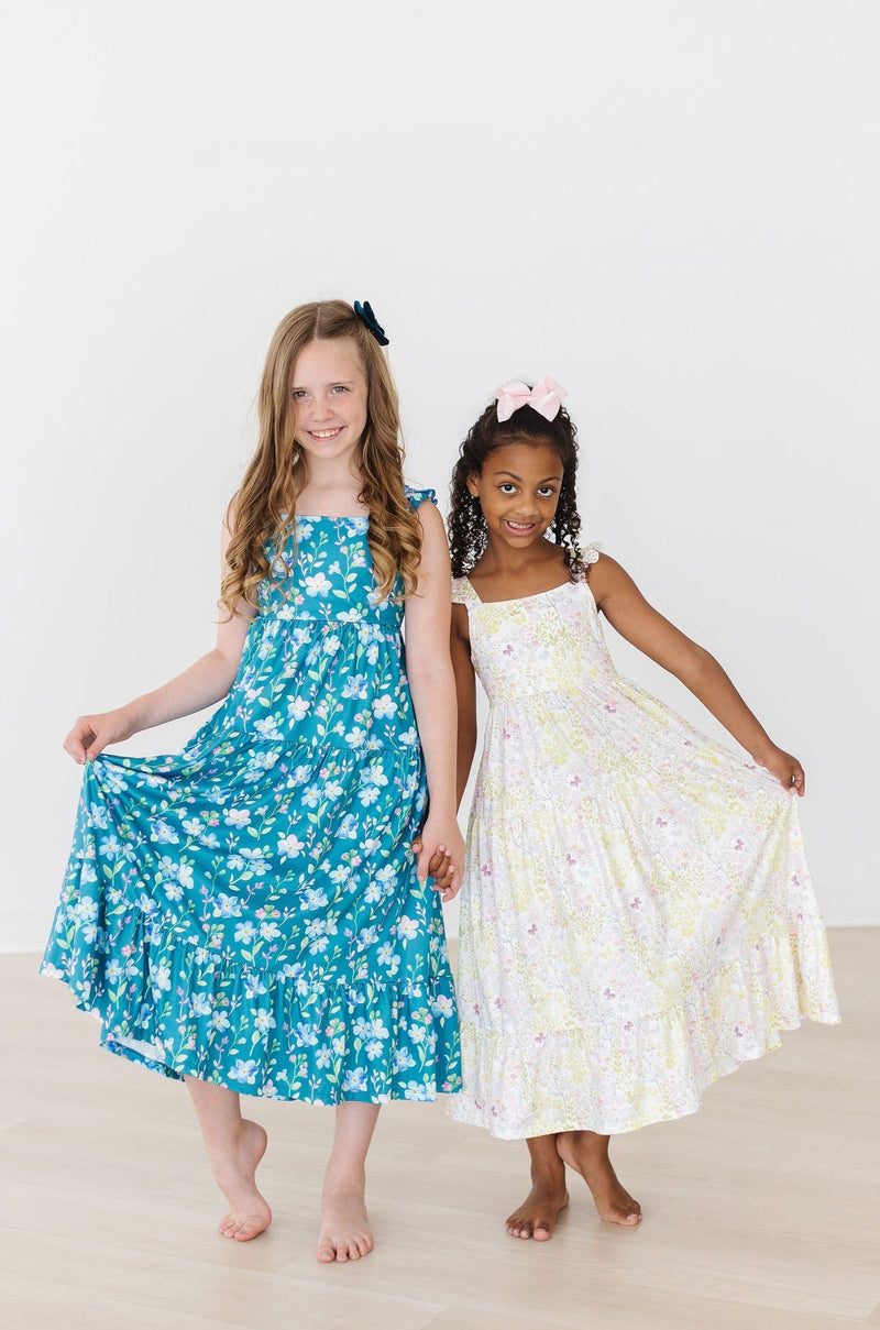 SALE Sunny Days Ruffle Maxi Dress