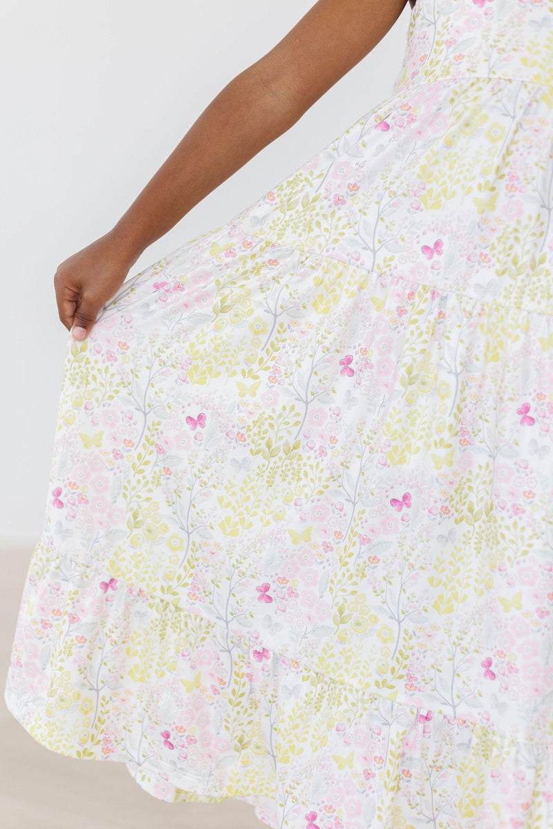 SALE Sunny Days Ruffle Maxi Dress