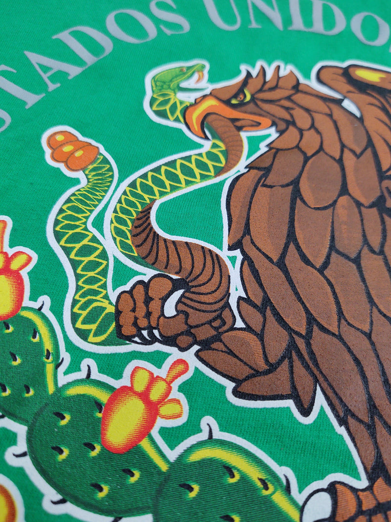 T-Shirts with Mexican Shield Printed with High Quality