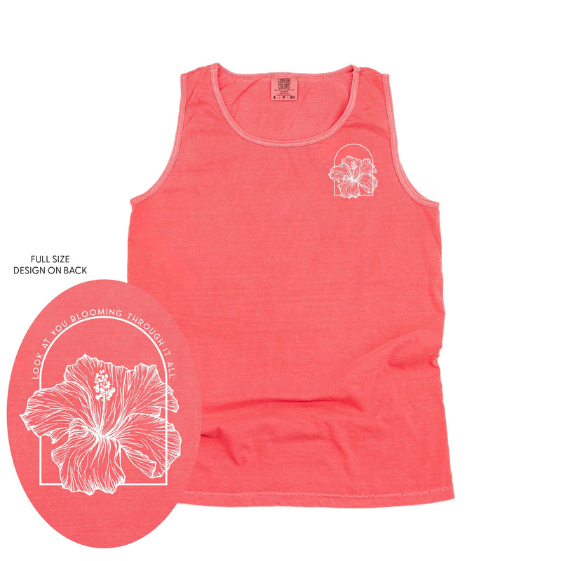Look At You Blooming Through It All (pf&b) - Comfort Colors TANK
