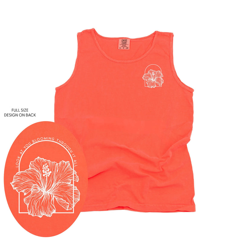 Look At You Blooming Through It All (pf&b) - Comfort Colors TANK