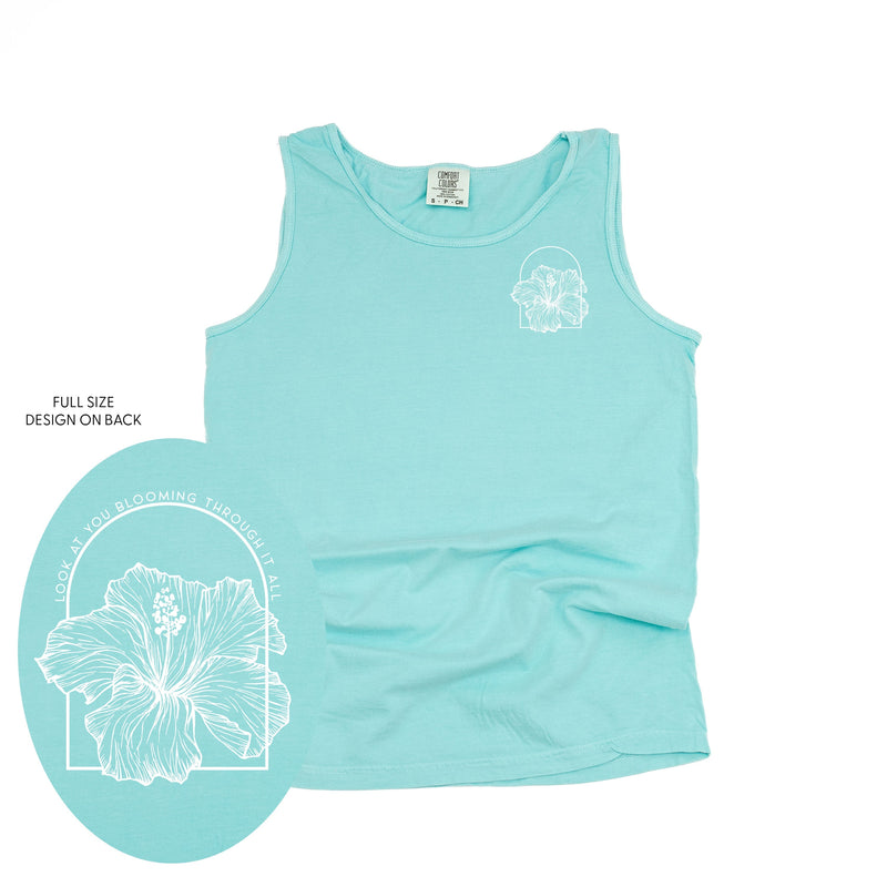 Look At You Blooming Through It All (pf&b) - Comfort Colors TANK